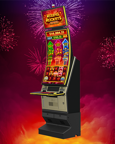 Rising Rockets Emperor and Empress Video Slots PeakCurve49 Cabinet Image