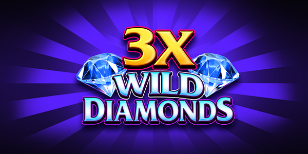 3X Wild Diamonds Slots Logo