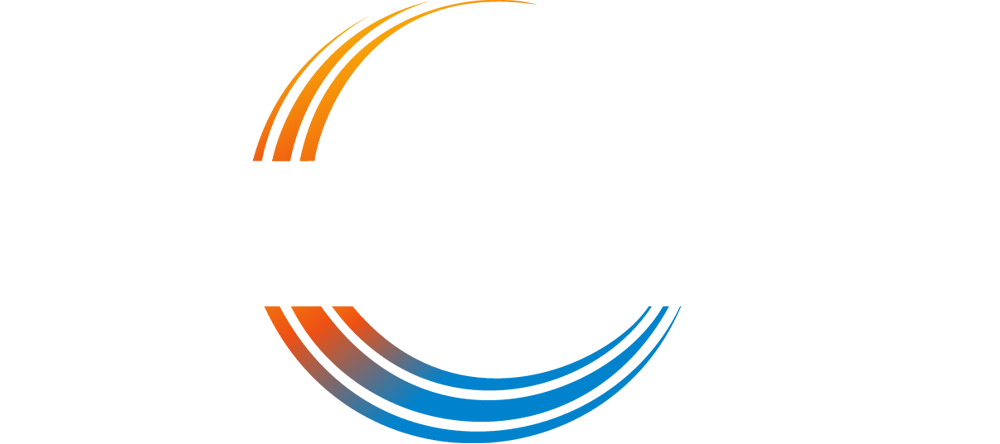The IGT INTELLIGEN VLT and public gaming system logo with all white capital letters and orange and blue semi circles.
