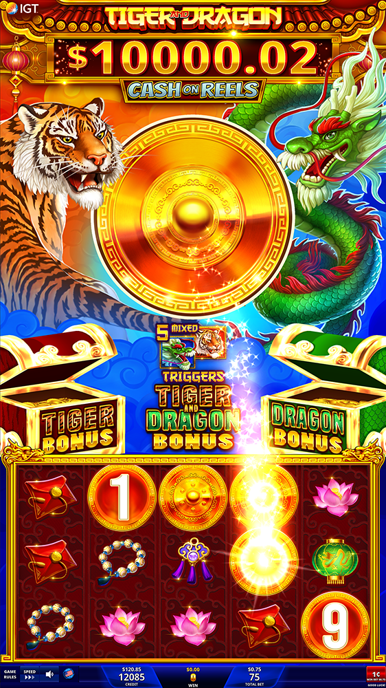 IGT's Mystery of the Lamp video slot gem bonuses 