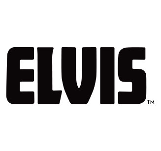 Black and white ELVIS logo