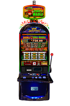 IGT S3000 Classic stepper gaming cabinet featuring Double Chili Mania