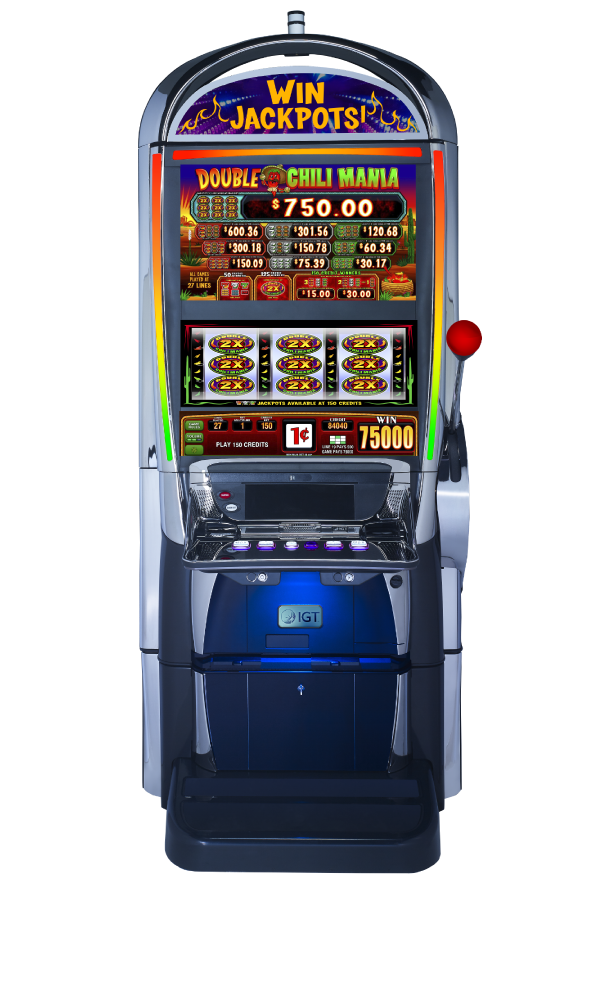 IGT's S3000Xl slot cabinet featuring Double Chili Mania