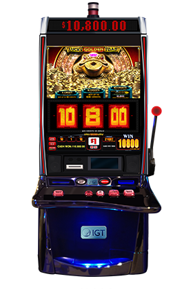 IGT S3000 stepper cabinet featuring Lucky Golden Toad