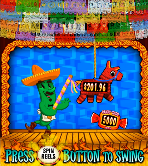 Red Hot Tamales Pinata Bash Game Screen Image
