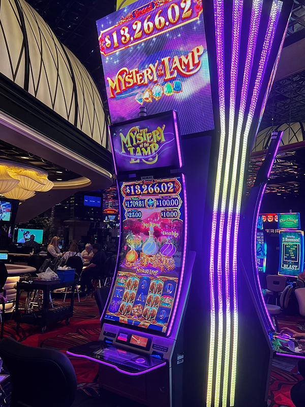 linked progressive slot game at a casino