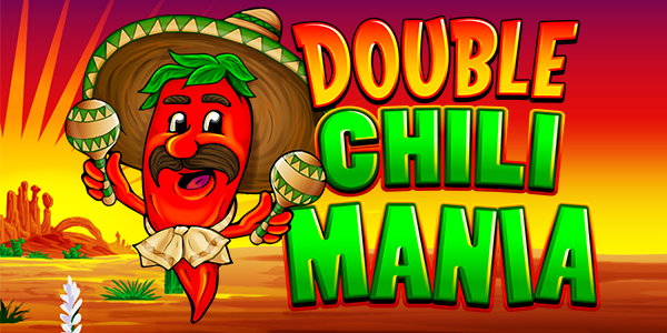 A desert background featuring the Chili character from IGT's Double Chili Mania Electronic Bingo game.