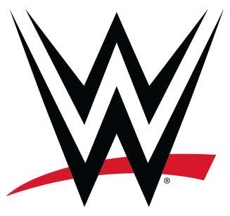 Black and red WWE logo