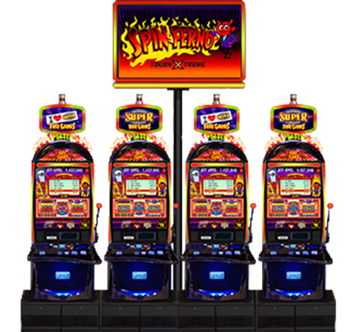 The S3000 stepper slot machine featuring IGT's Spinferno Tournxtreme slot tournament game. Turn up the heat with this exciting slot tournament on any casino floor! 