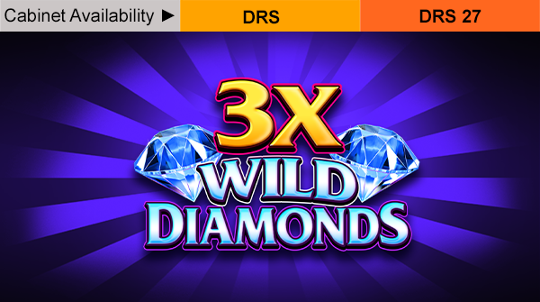 3X Wild Diamonds DiamondRS Slots Logo